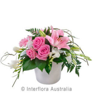 Blush Pot Arrangement